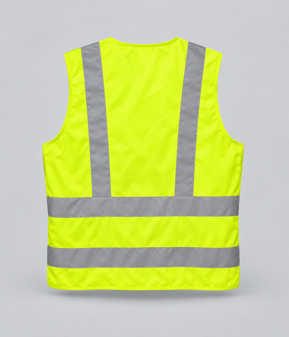 Colete amarelo fluorescente — costas