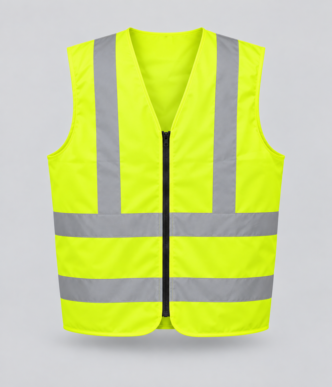 Colete amarelo fluorescente — frente